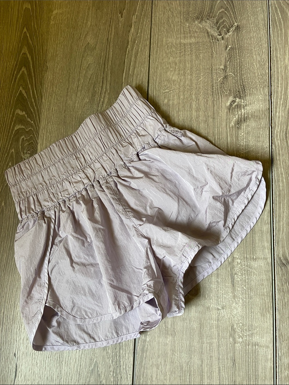 Women’s High-Waist Lilac Pull-On Shorts